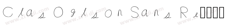Clas Ohlson Sans Re字体转换